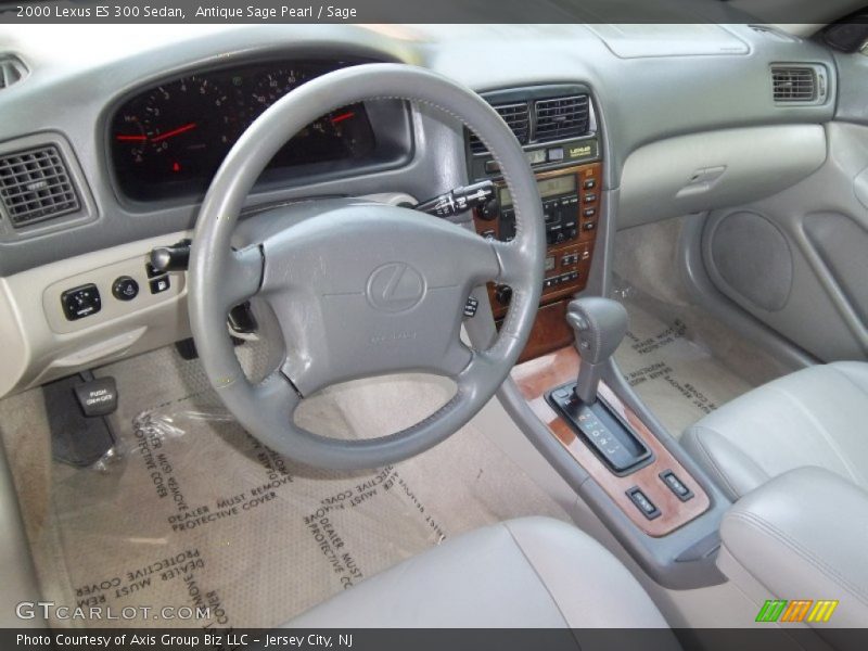 Antique Sage Pearl / Sage 2000 Lexus ES 300 Sedan