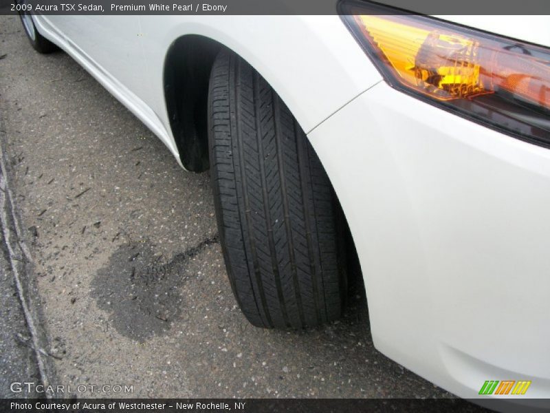 Premium White Pearl / Ebony 2009 Acura TSX Sedan