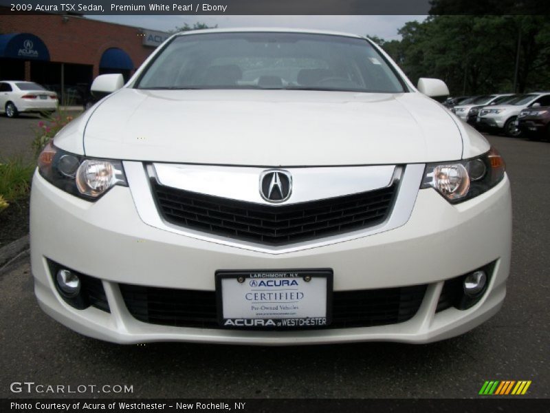 Premium White Pearl / Ebony 2009 Acura TSX Sedan