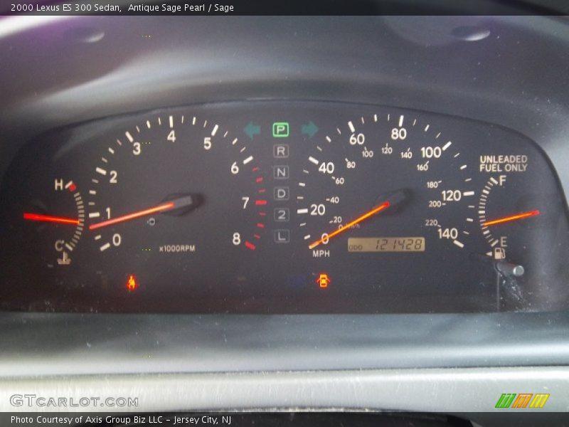 Antique Sage Pearl / Sage 2000 Lexus ES 300 Sedan