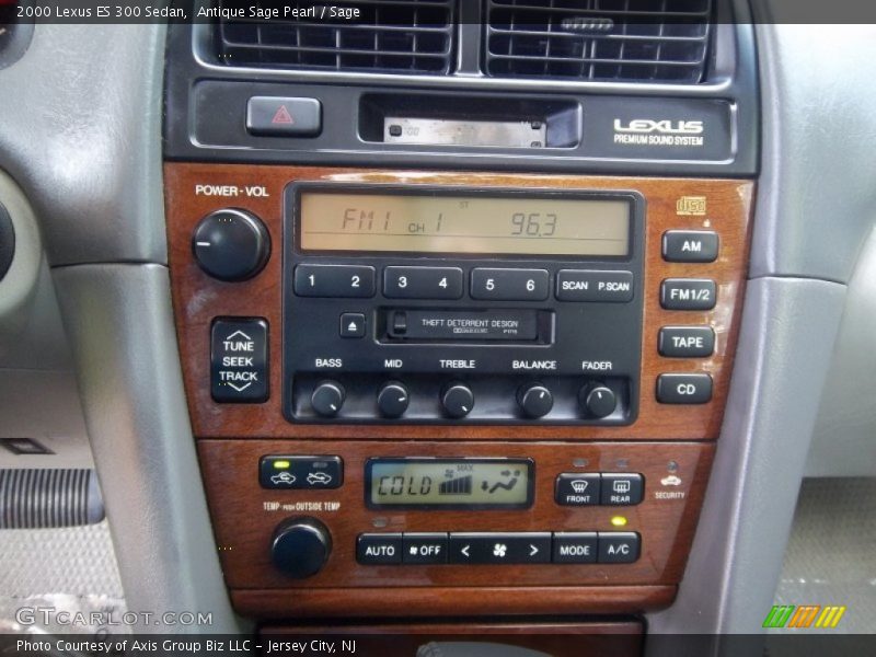 Antique Sage Pearl / Sage 2000 Lexus ES 300 Sedan