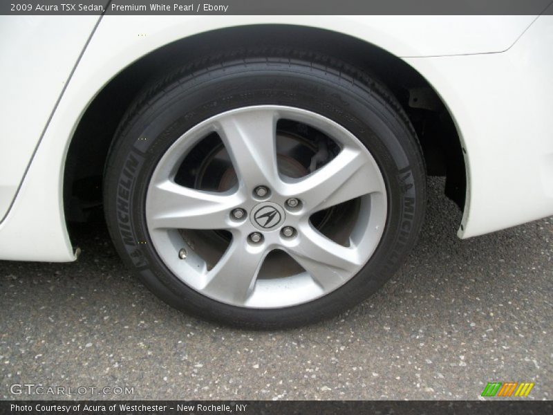 Premium White Pearl / Ebony 2009 Acura TSX Sedan
