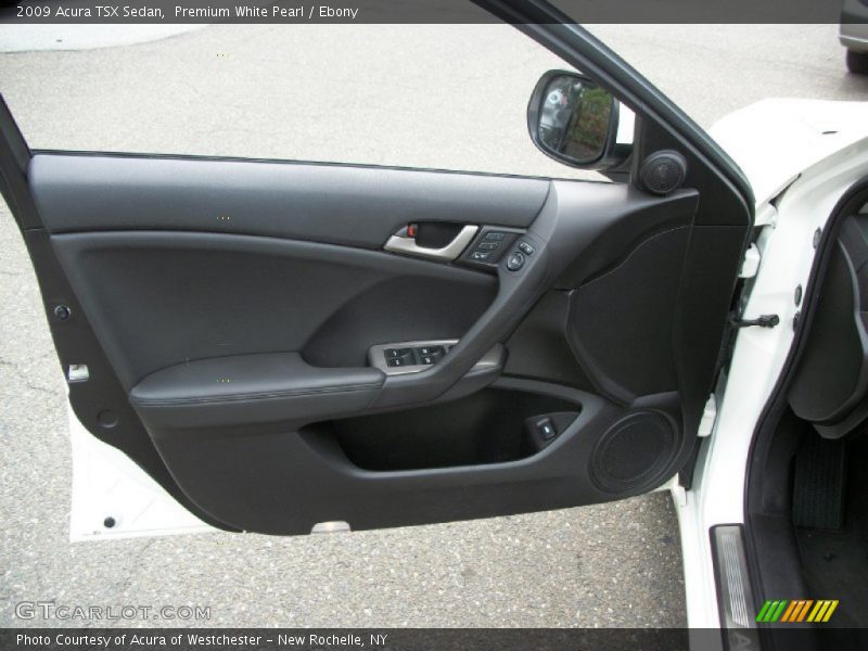 Premium White Pearl / Ebony 2009 Acura TSX Sedan
