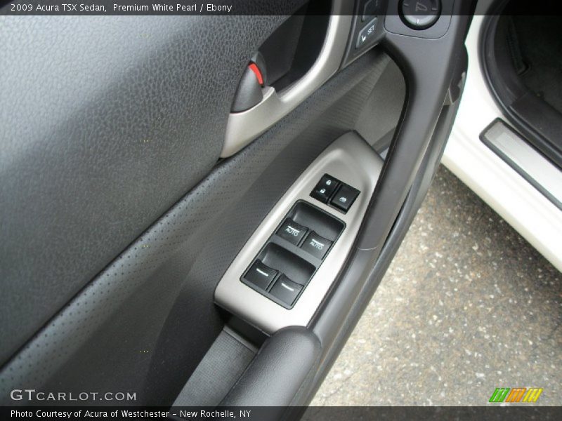 Premium White Pearl / Ebony 2009 Acura TSX Sedan