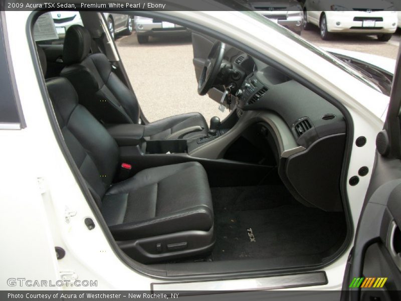 Premium White Pearl / Ebony 2009 Acura TSX Sedan
