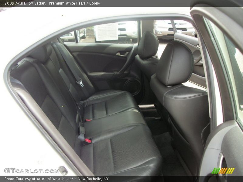 Premium White Pearl / Ebony 2009 Acura TSX Sedan