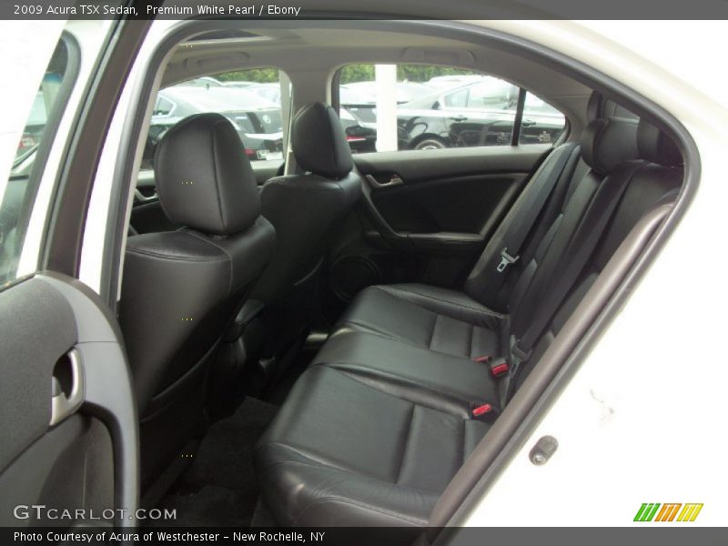 Premium White Pearl / Ebony 2009 Acura TSX Sedan