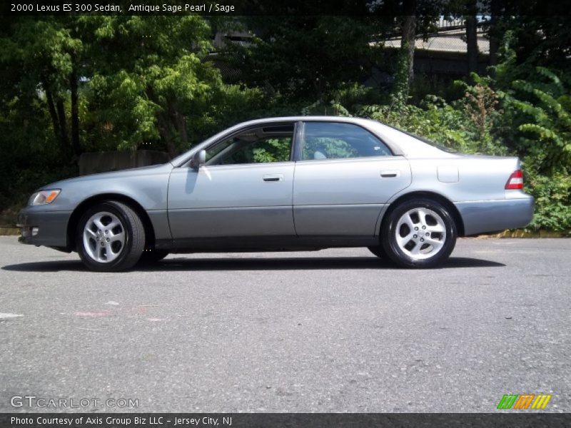 Antique Sage Pearl / Sage 2000 Lexus ES 300 Sedan
