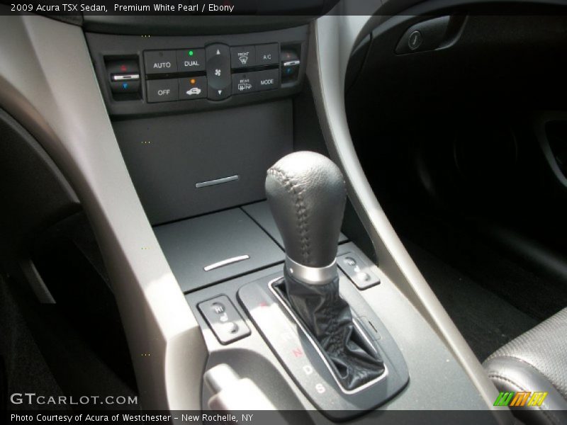 Premium White Pearl / Ebony 2009 Acura TSX Sedan
