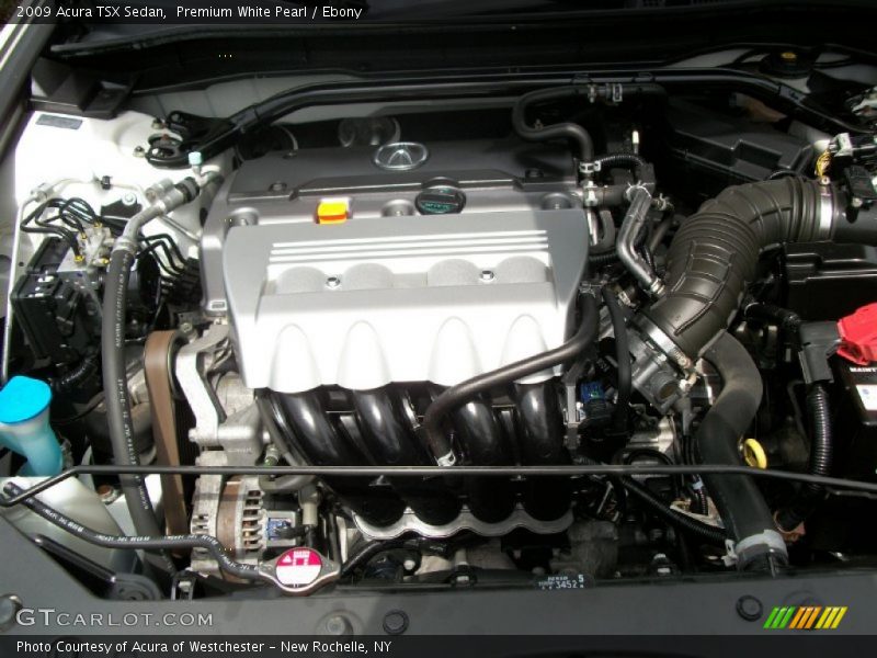 Premium White Pearl / Ebony 2009 Acura TSX Sedan