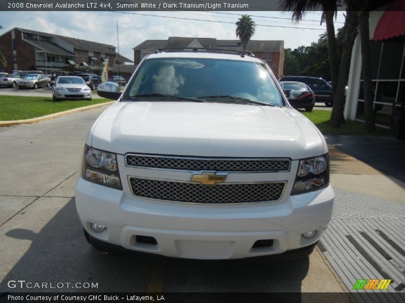Summit White / Dark Titanium/Light Titanium 2008 Chevrolet Avalanche LTZ 4x4