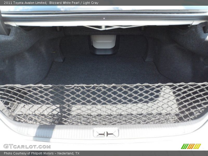 Blizzard White Pearl / Light Gray 2011 Toyota Avalon Limited
