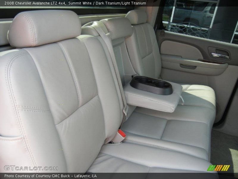 Summit White / Dark Titanium/Light Titanium 2008 Chevrolet Avalanche LTZ 4x4
