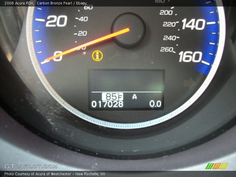 Carbon Bronze Pearl / Ebony 2008 Acura RDX