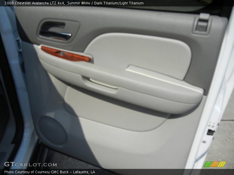Summit White / Dark Titanium/Light Titanium 2008 Chevrolet Avalanche LTZ 4x4