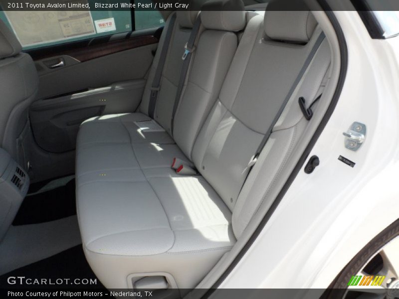 Blizzard White Pearl / Light Gray 2011 Toyota Avalon Limited