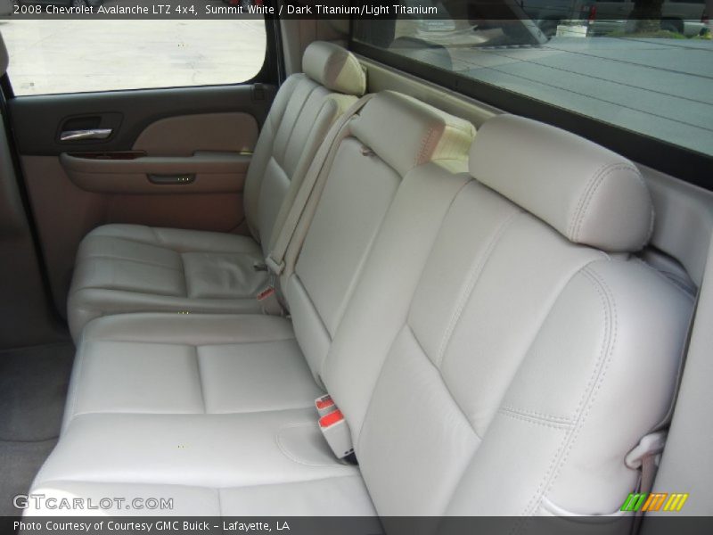 Summit White / Dark Titanium/Light Titanium 2008 Chevrolet Avalanche LTZ 4x4