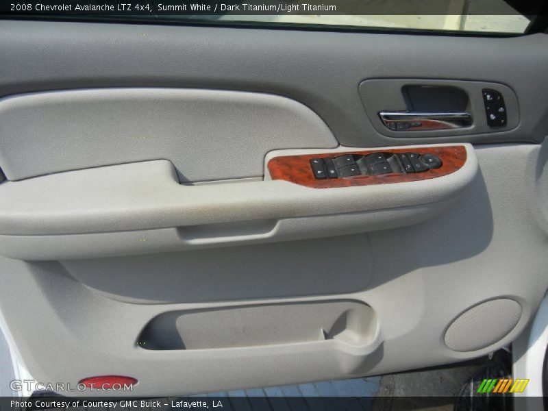 Summit White / Dark Titanium/Light Titanium 2008 Chevrolet Avalanche LTZ 4x4