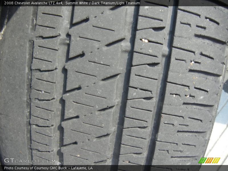 Summit White / Dark Titanium/Light Titanium 2008 Chevrolet Avalanche LTZ 4x4