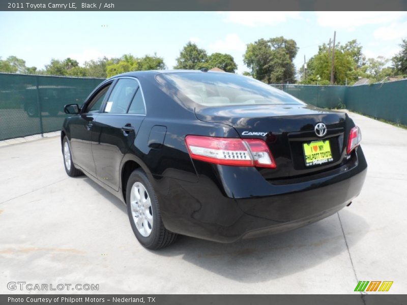Black / Ash 2011 Toyota Camry LE