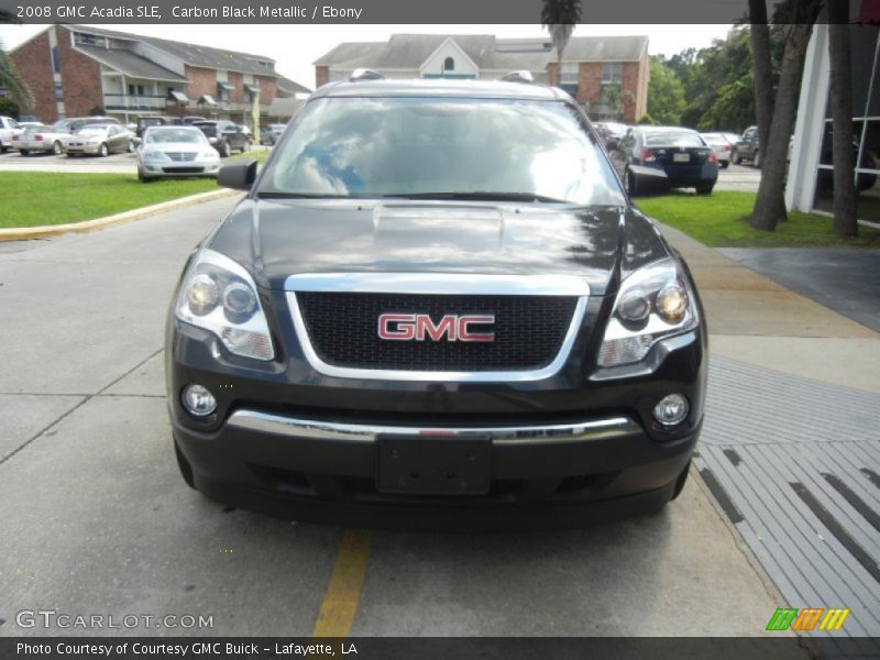 Carbon Black Metallic / Ebony 2008 GMC Acadia SLE