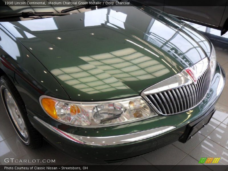 Medium Charcoal Green Metallic / Deep Charcoal 1998 Lincoln Continental