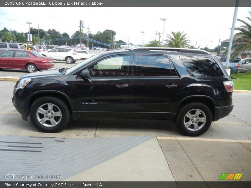 Carbon Black Metallic / Ebony 2008 GMC Acadia SLE