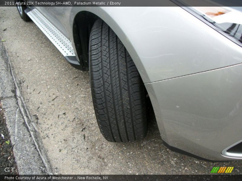 Palladium Metallic / Ebony 2011 Acura ZDX Technology SH-AWD