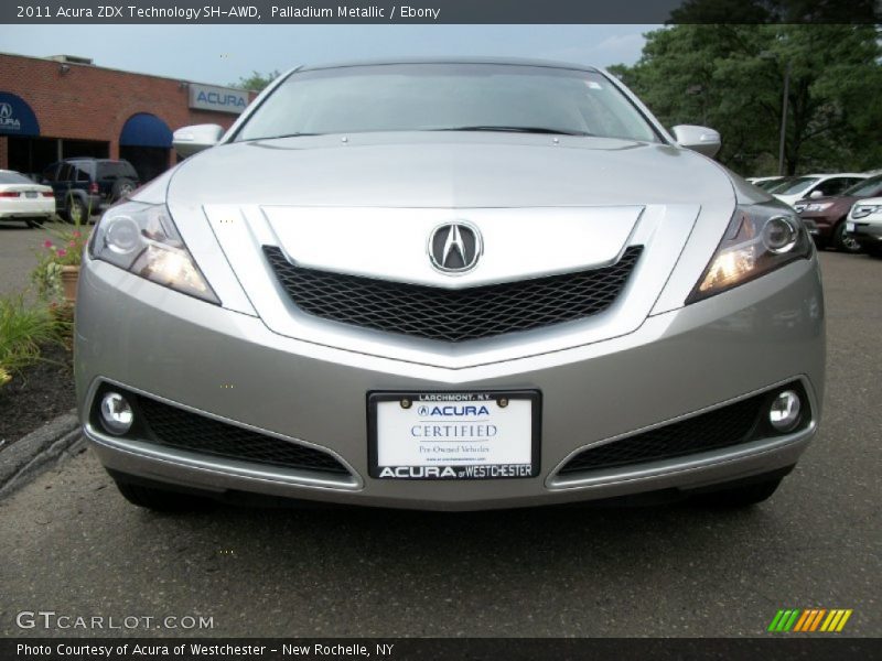 Palladium Metallic / Ebony 2011 Acura ZDX Technology SH-AWD