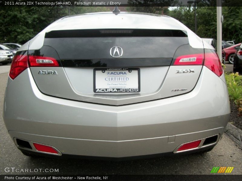Palladium Metallic / Ebony 2011 Acura ZDX Technology SH-AWD
