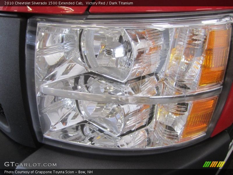Victory Red / Dark Titanium 2010 Chevrolet Silverado 1500 Extended Cab