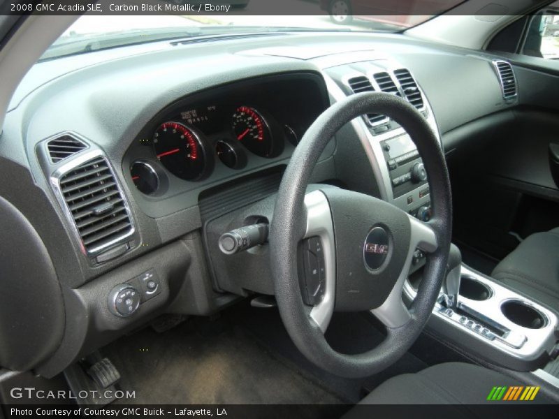 Carbon Black Metallic / Ebony 2008 GMC Acadia SLE