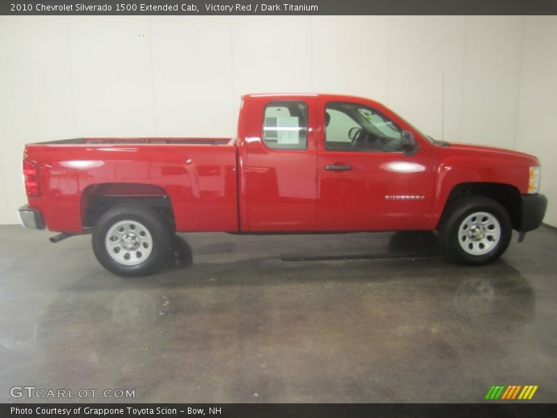 Victory Red / Dark Titanium 2010 Chevrolet Silverado 1500 Extended Cab