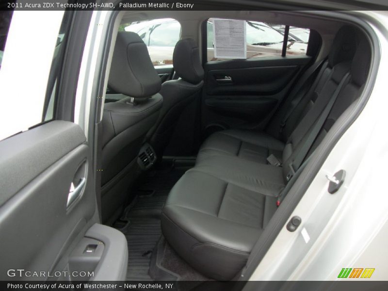  2011 ZDX Technology SH-AWD Ebony Interior