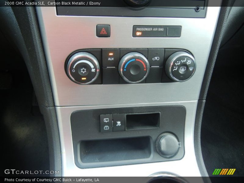 Carbon Black Metallic / Ebony 2008 GMC Acadia SLE