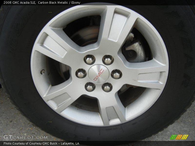 Carbon Black Metallic / Ebony 2008 GMC Acadia SLE