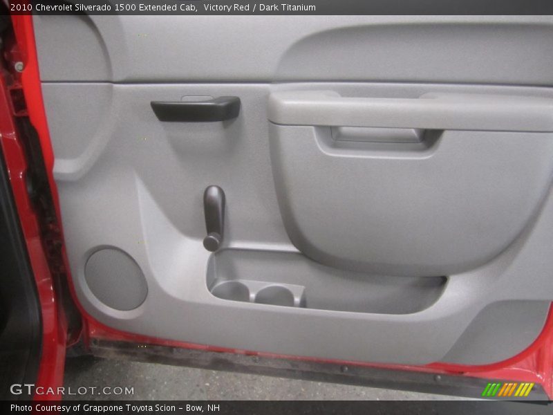 Victory Red / Dark Titanium 2010 Chevrolet Silverado 1500 Extended Cab