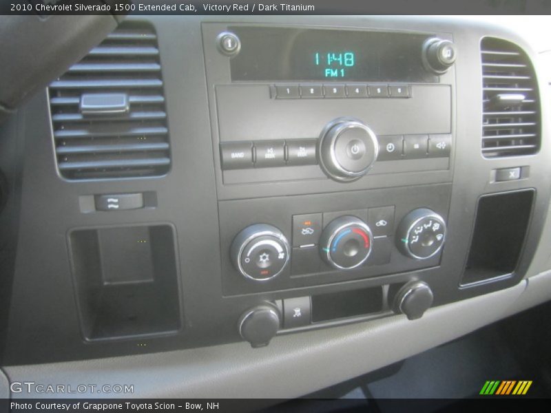 Victory Red / Dark Titanium 2010 Chevrolet Silverado 1500 Extended Cab