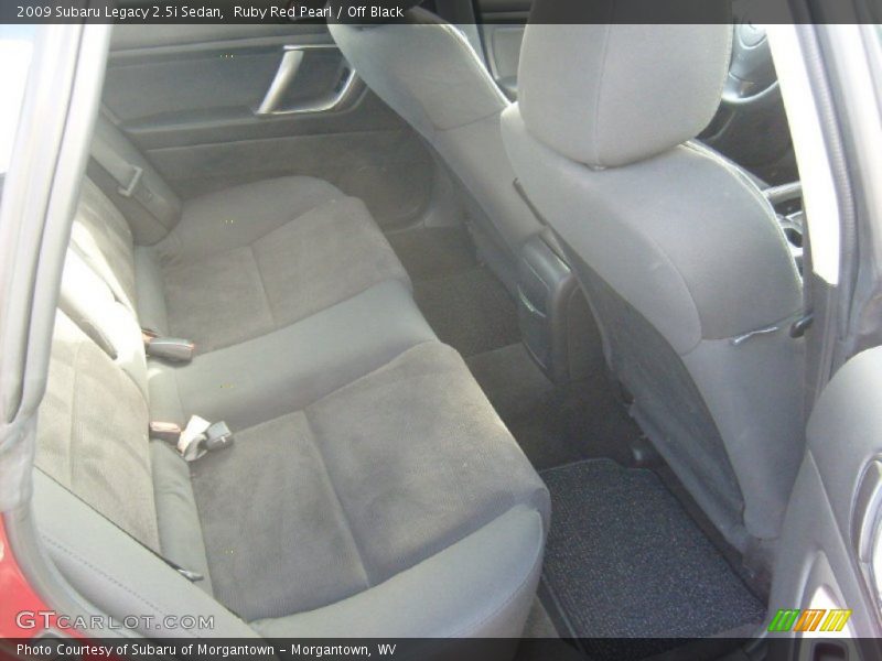 Ruby Red Pearl / Off Black 2009 Subaru Legacy 2.5i Sedan