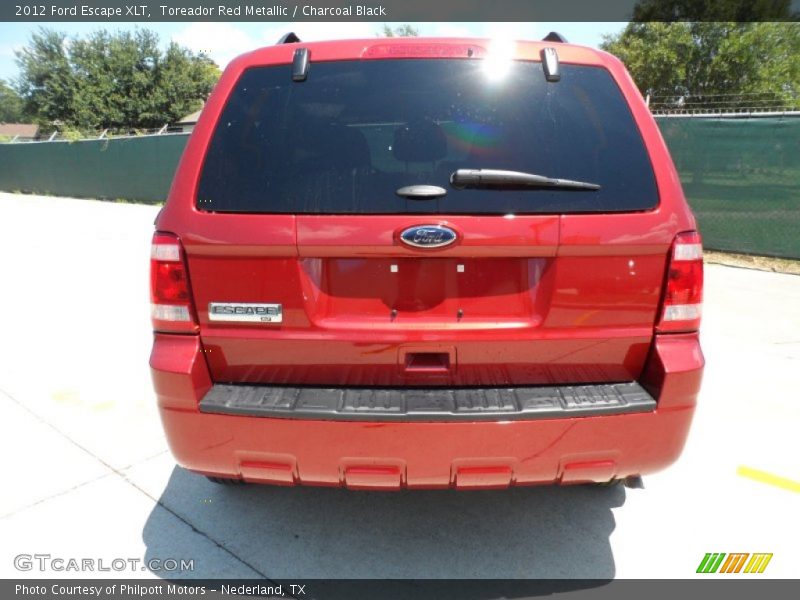 Toreador Red Metallic / Charcoal Black 2012 Ford Escape XLT