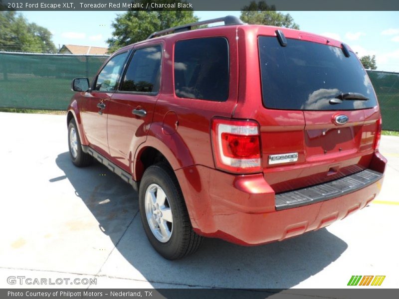 Toreador Red Metallic / Charcoal Black 2012 Ford Escape XLT
