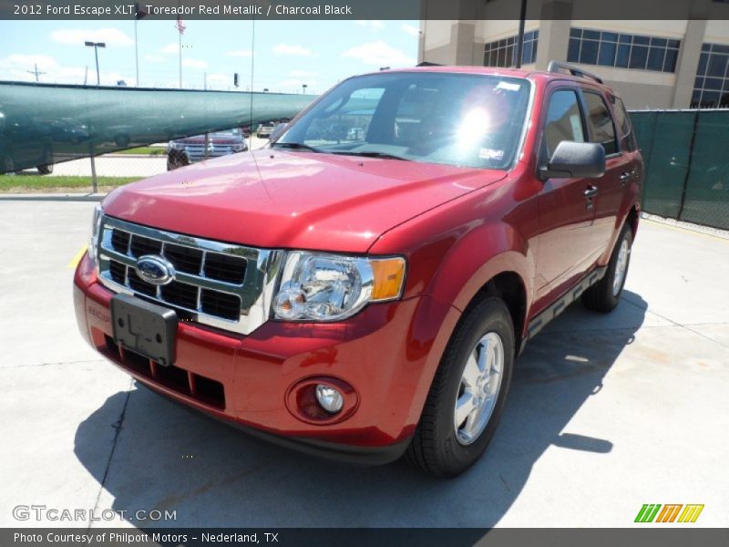 Toreador Red Metallic / Charcoal Black 2012 Ford Escape XLT