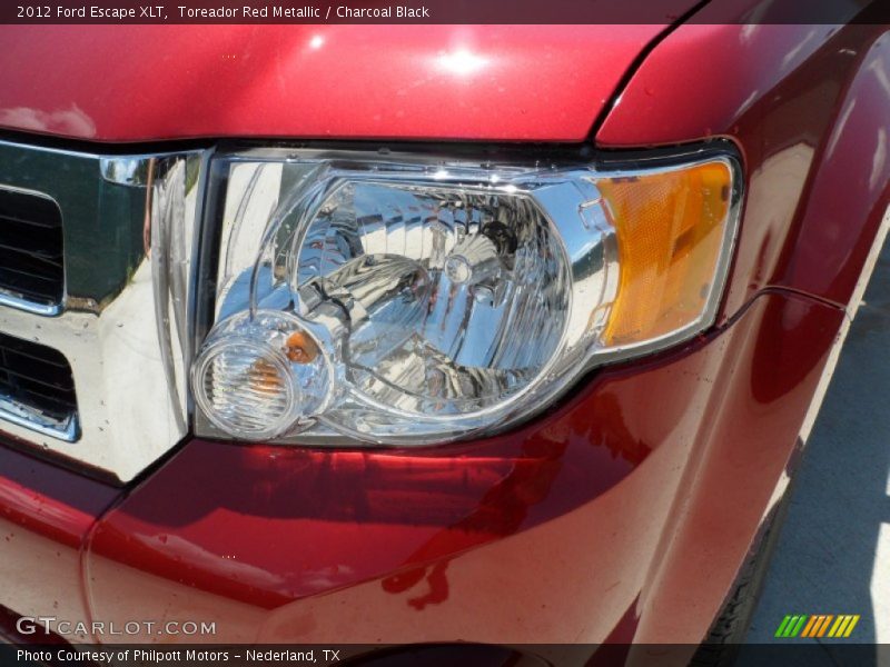 Toreador Red Metallic / Charcoal Black 2012 Ford Escape XLT