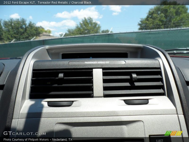 Toreador Red Metallic / Charcoal Black 2012 Ford Escape XLT