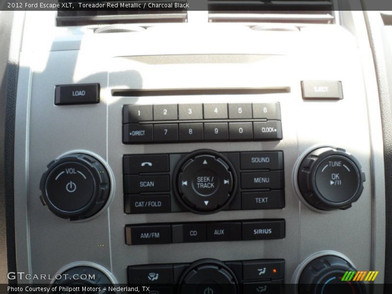 Toreador Red Metallic / Charcoal Black 2012 Ford Escape XLT
