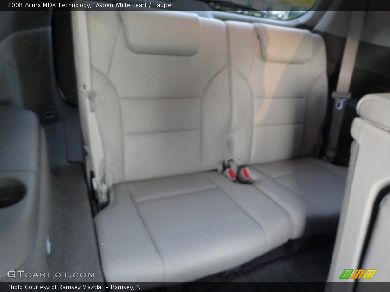 Aspen White Pearl / Taupe 2008 Acura MDX Technology