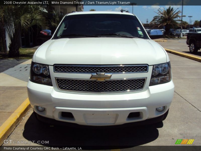 White Diamond Tricoat / Dark Titanium/Light Titanium 2008 Chevrolet Avalanche LTZ