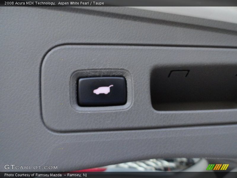 Aspen White Pearl / Taupe 2008 Acura MDX Technology
