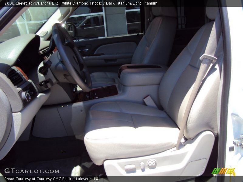 White Diamond Tricoat / Dark Titanium/Light Titanium 2008 Chevrolet Avalanche LTZ