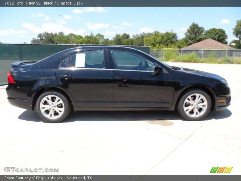 Black / Charcoal Black 2012 Ford Fusion SE